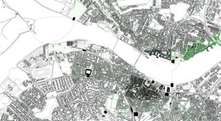 Stadtplan Aalborg 1:5000 ARCHITECTURE ET SCANDINAVIE, Stigsborg un quartier de demain von Clément Mathey